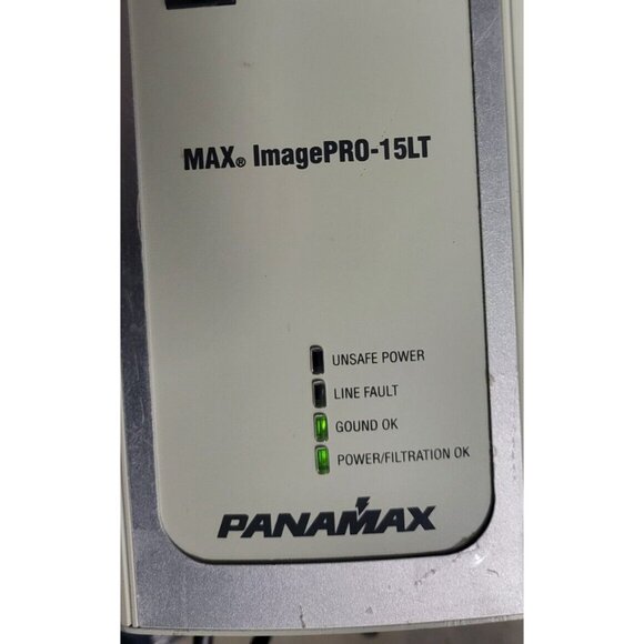 PANAMAX MIP-15LT 2 OUTLETS TELCO/LAN SURGE PROTECTOR - Works! - Picture 3 of 12